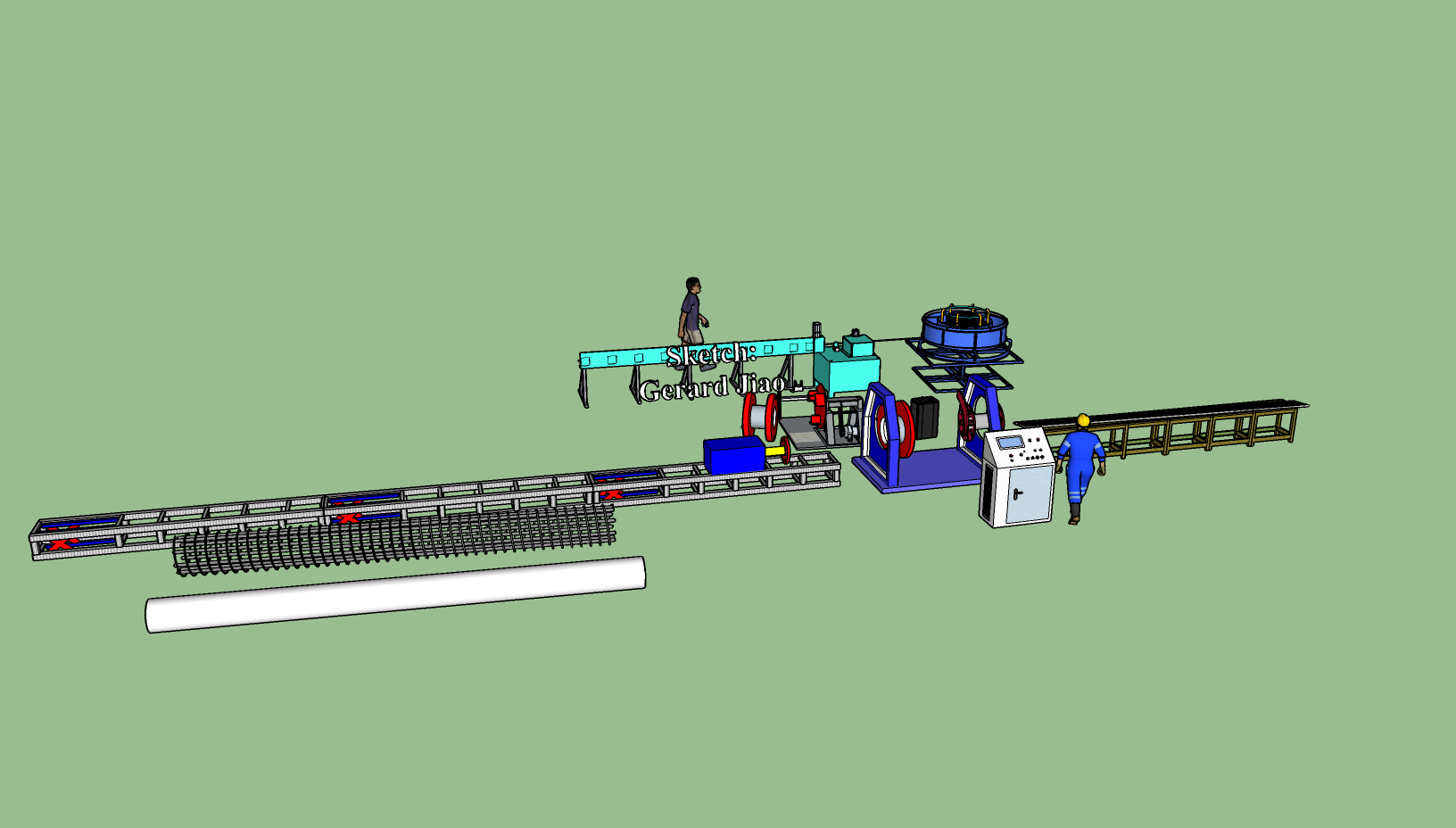 Машина для сварки каркаса А