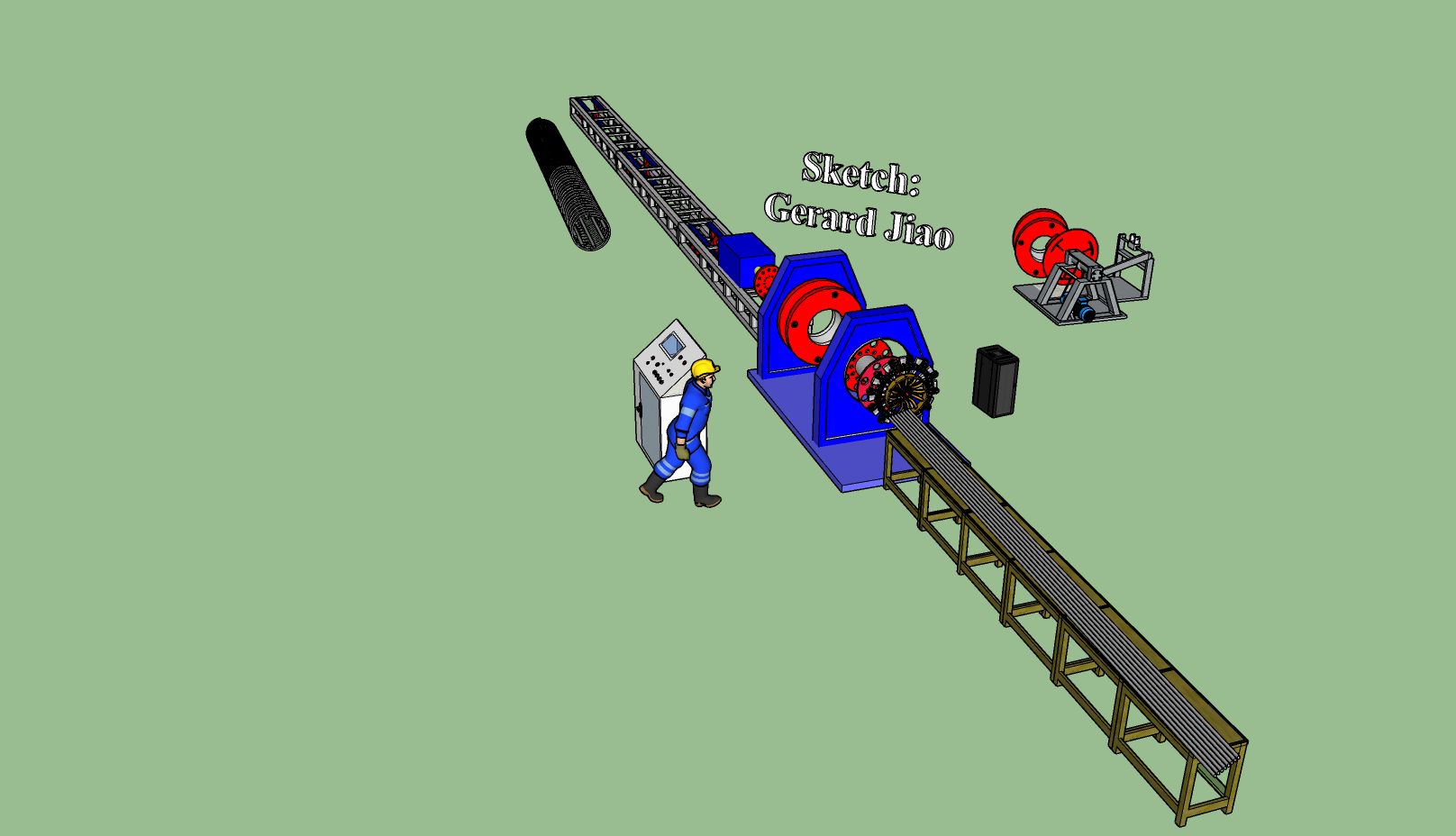 Сварочный аппарат для стальных стержней