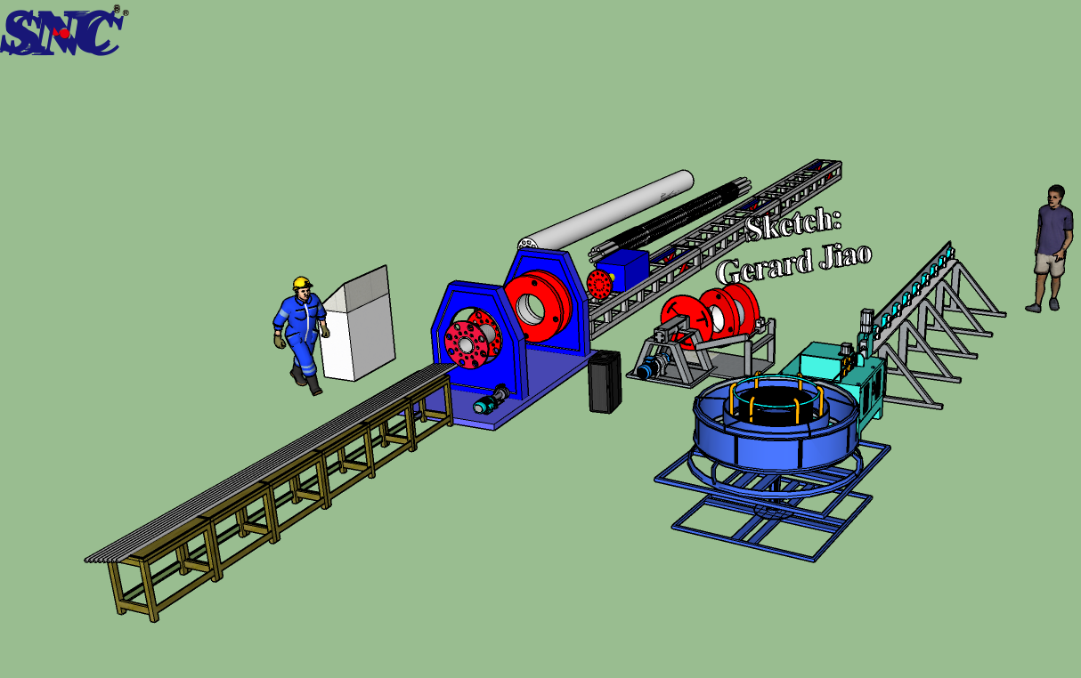 Метод обслуживания оборудования для обработки стальных прутков