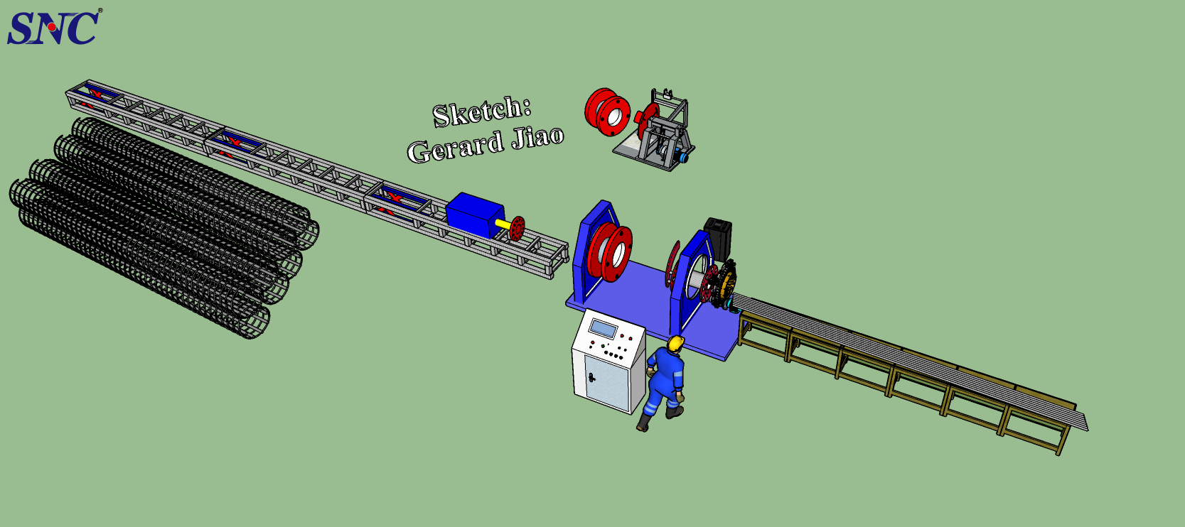 Машина для сварки стальных каркасов с пятью преимуществами