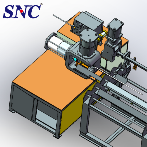 Обработка осадной головки из стального стержня